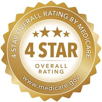 Four star gold medicare seal
